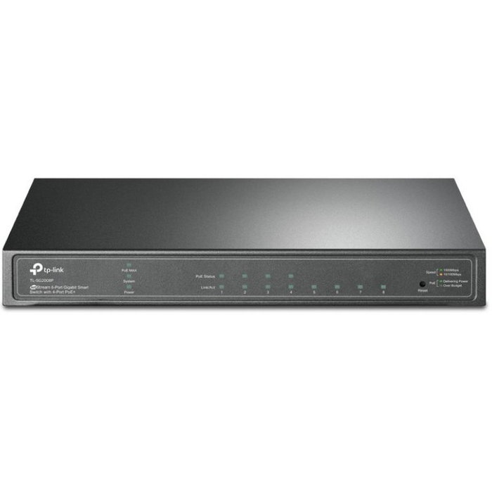 TP-Link TL-SG2008P Switch JetStream de 8 Puertos Gigabit con 4 Puertos PoE+
